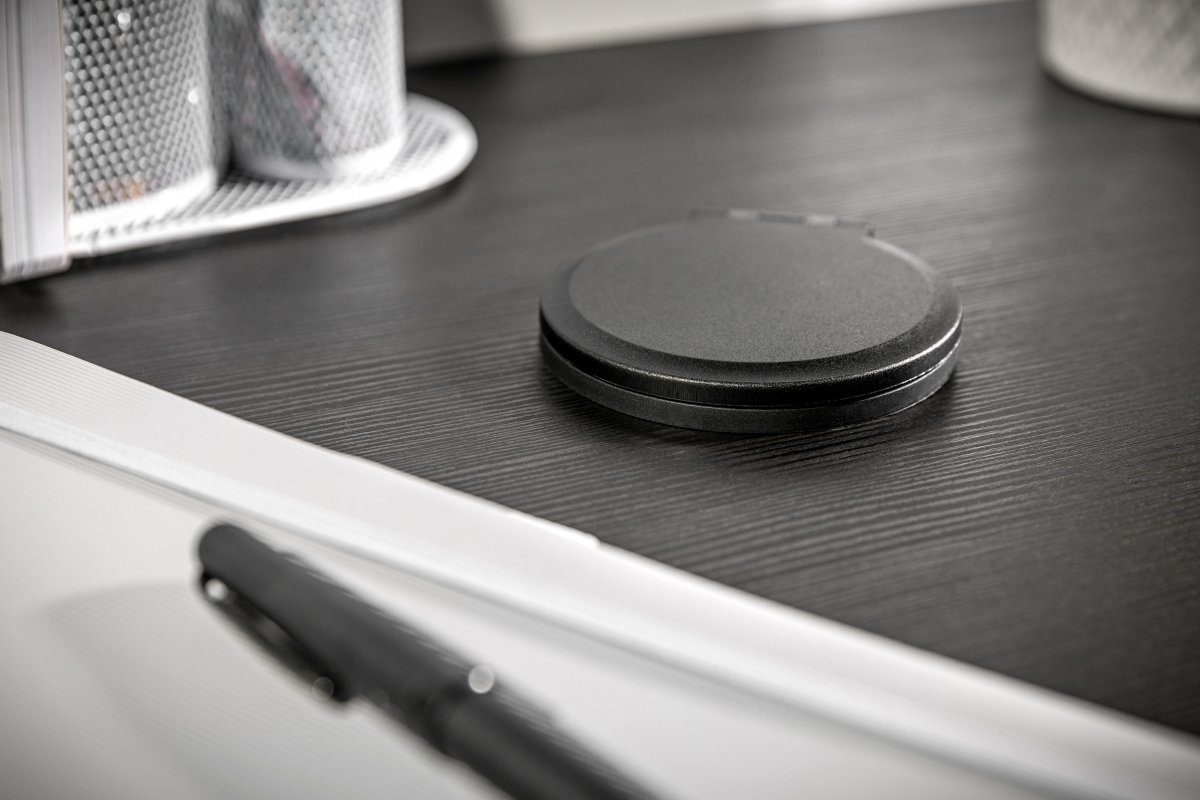 Produžni kabel stolni ugradni CHARGER PLUS, 1 schuko utičnica, USB A+C, USB-A, HDMI, RJ45, kabel 1,5m, crni