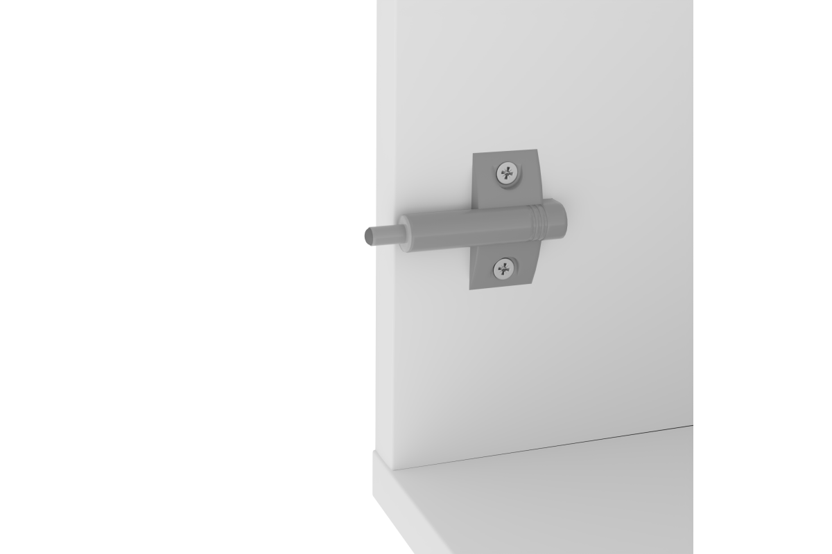 Prigušivač s križnim adapterom sivi