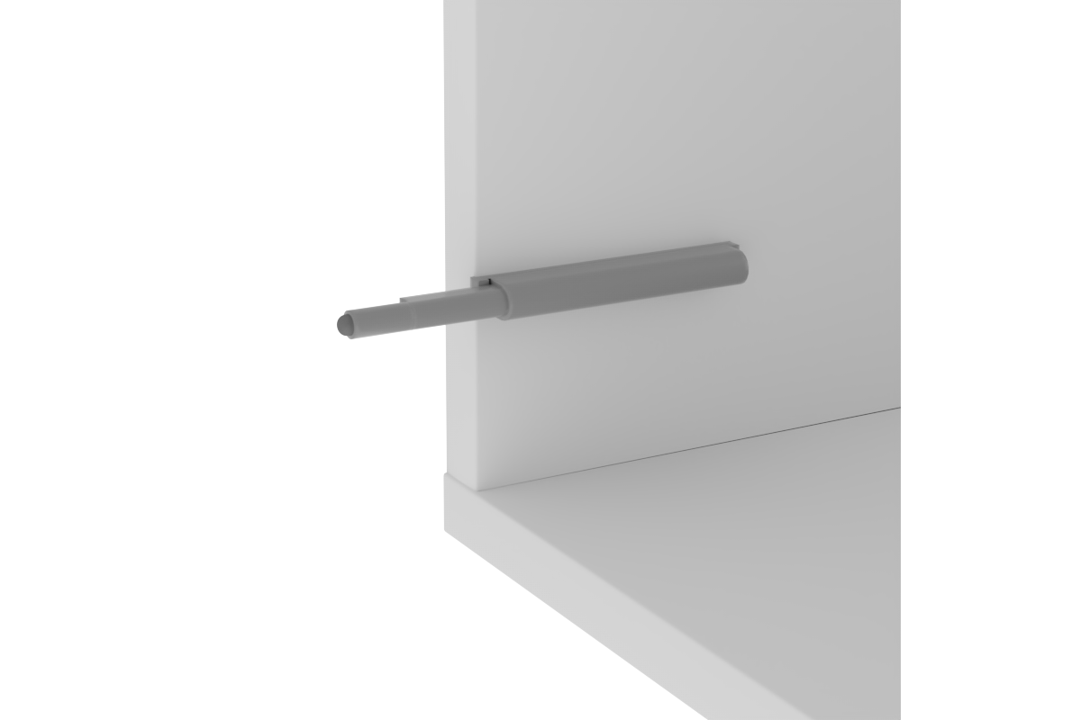 Amortizer sa magnetskim završetkom srebrni