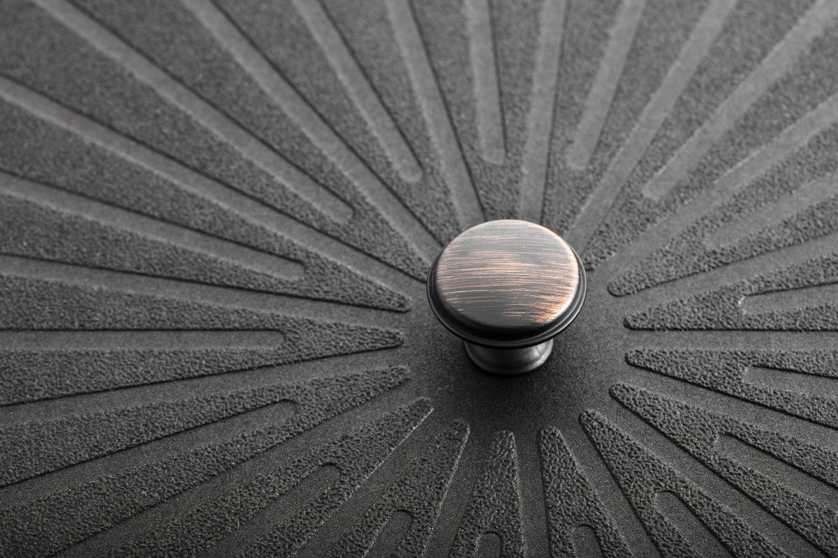 Ručkica gumb CENTO, anticki bakar