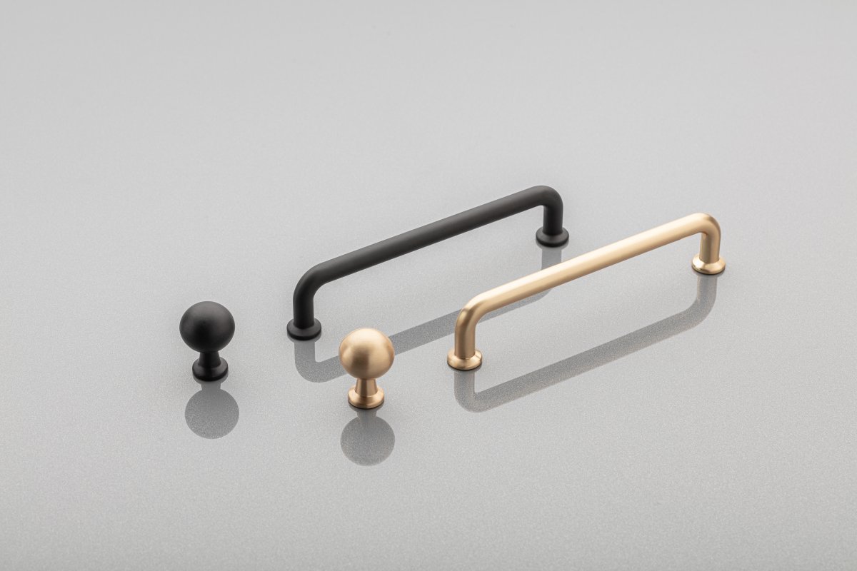 Gumb ručka NORD, mat crna