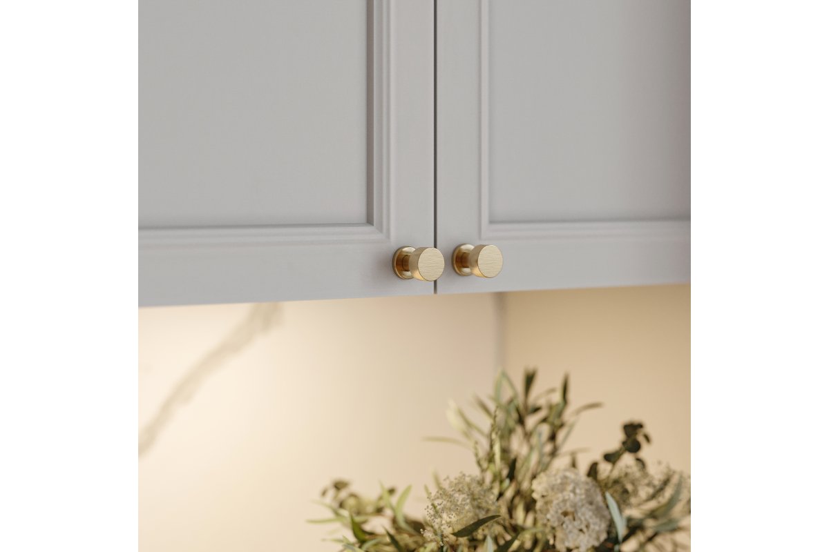 Okrugla ručica RING brušeno zlato