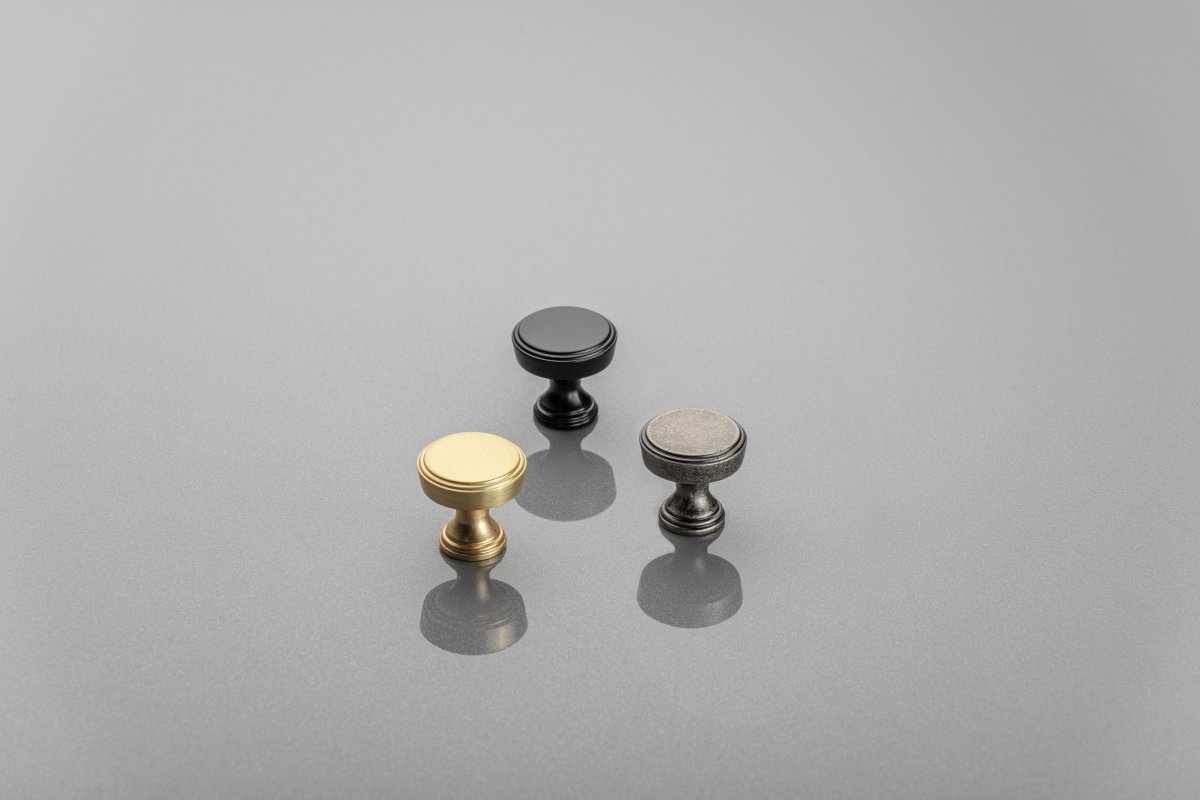 Dugme ručkica SONET, brušeno zlato