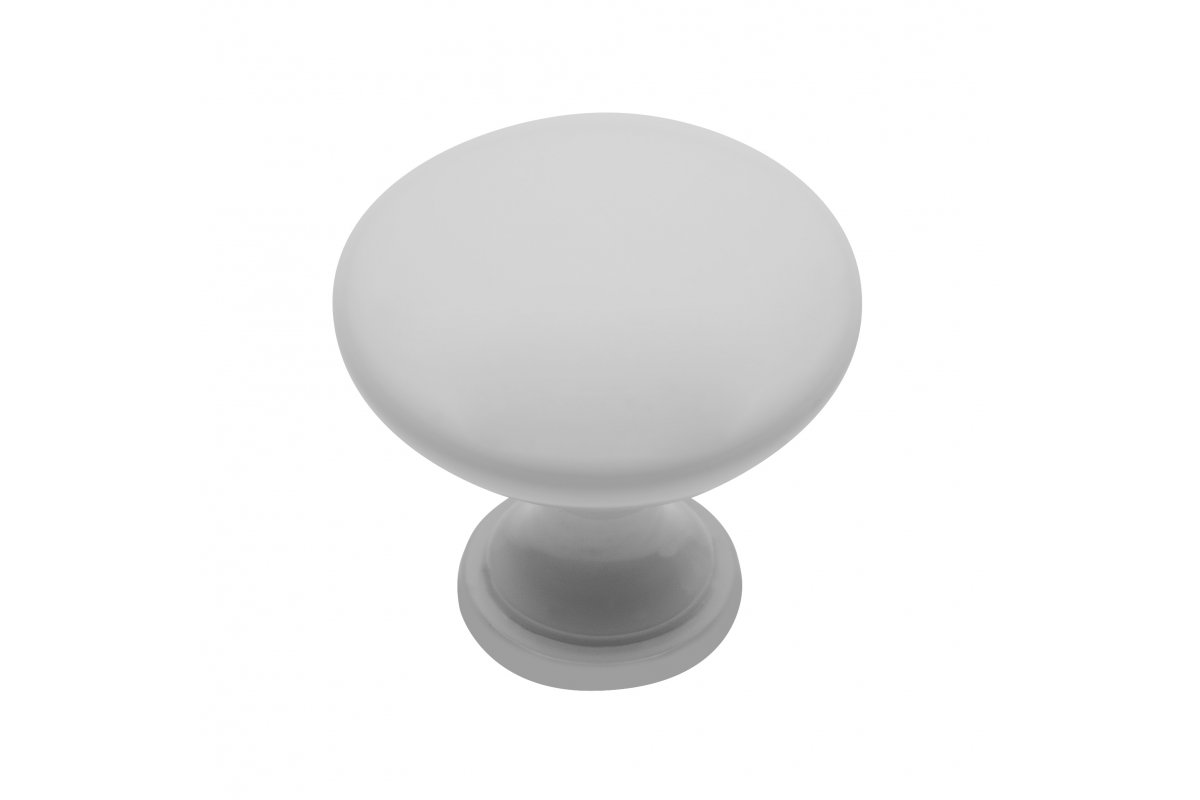 Dugme ručkica TERNI, bijelo sjajna