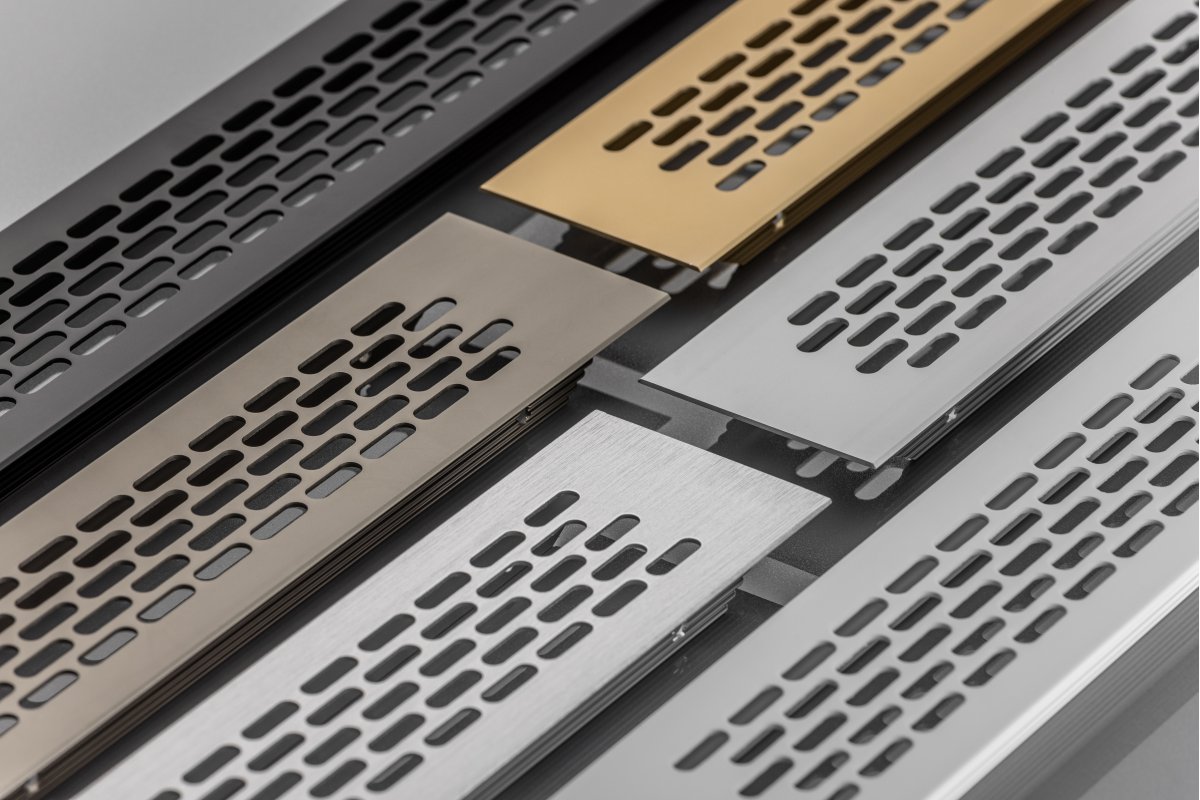 Rešetka W60 kratka, zaobljena, 60 x 245, zlatna