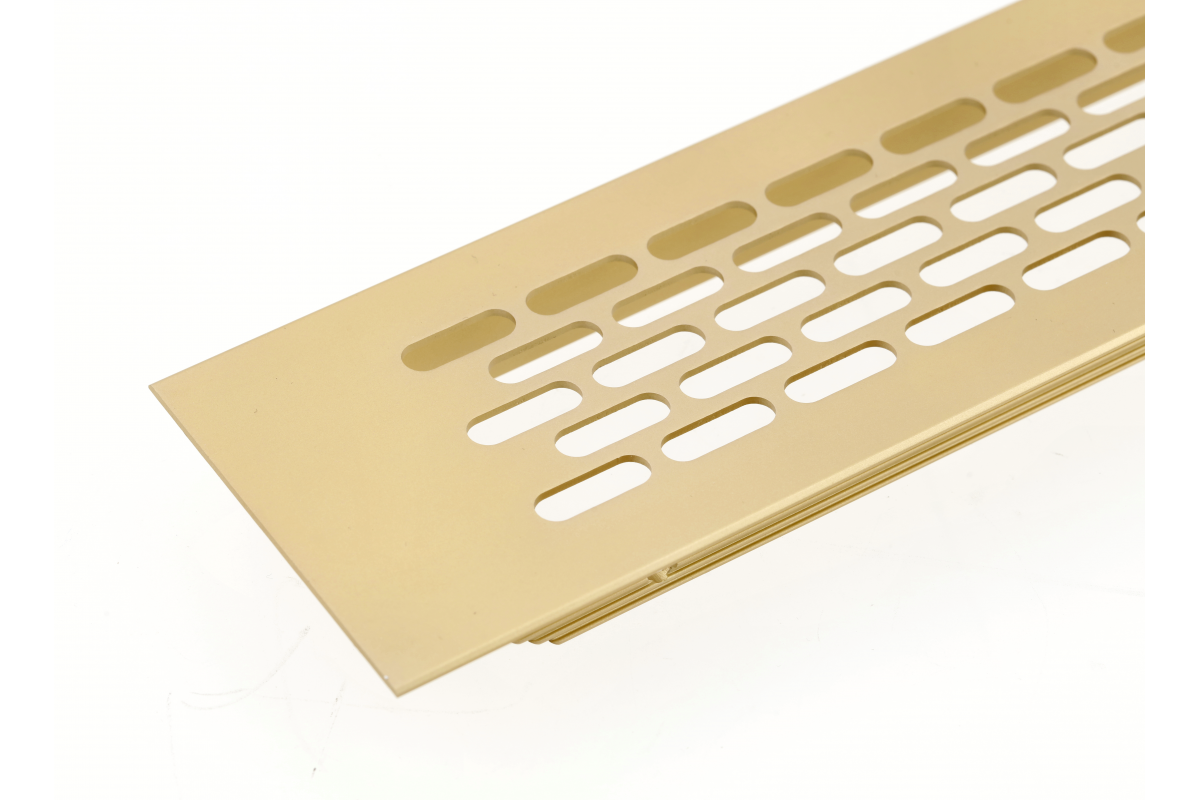 Rešetka W60 kratka, zaobljena, 60 x 245, zlatna