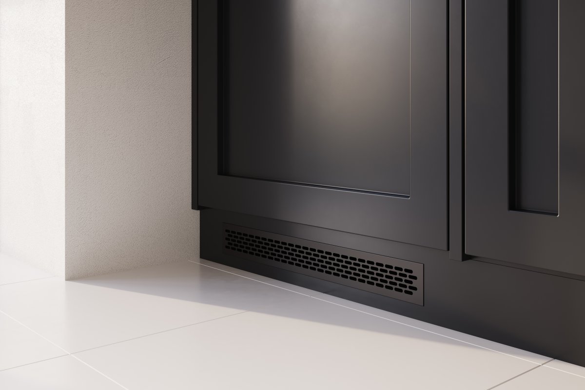 Rešetka za ventilaciju (mala 245mm) crna