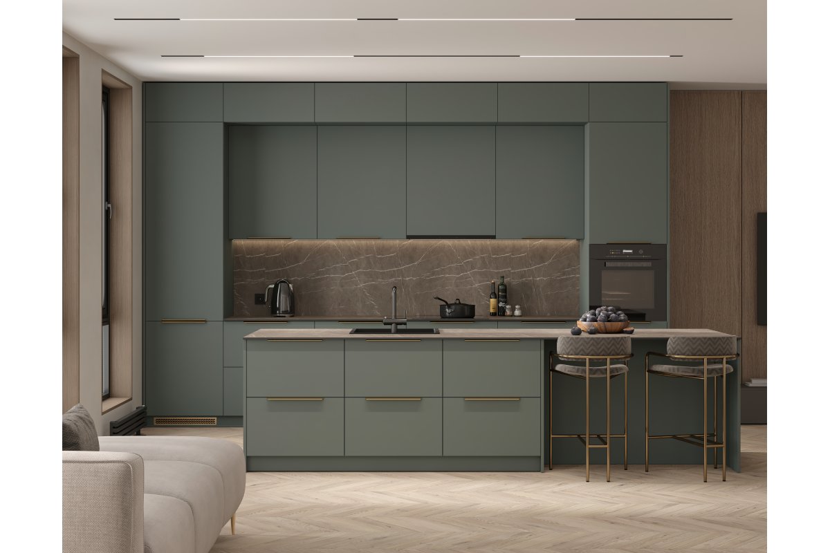 Rešetka W60, zaobljena, 60 x 484, zlatna