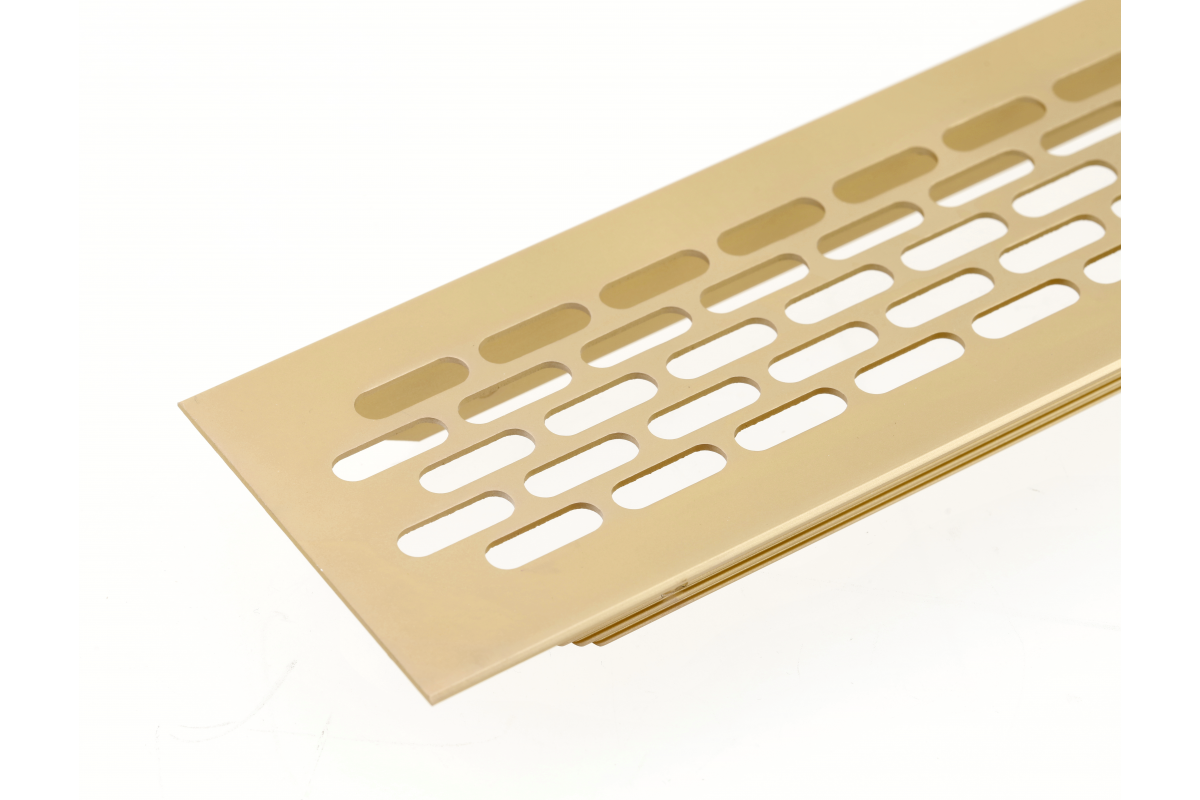 Rešetka W60, zaobljena, 60 x 484, zlatna