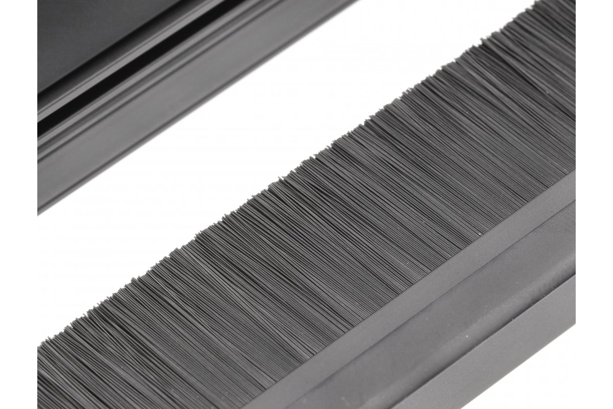 Stolni otvor za kablove MERIDA, 80x80, crni