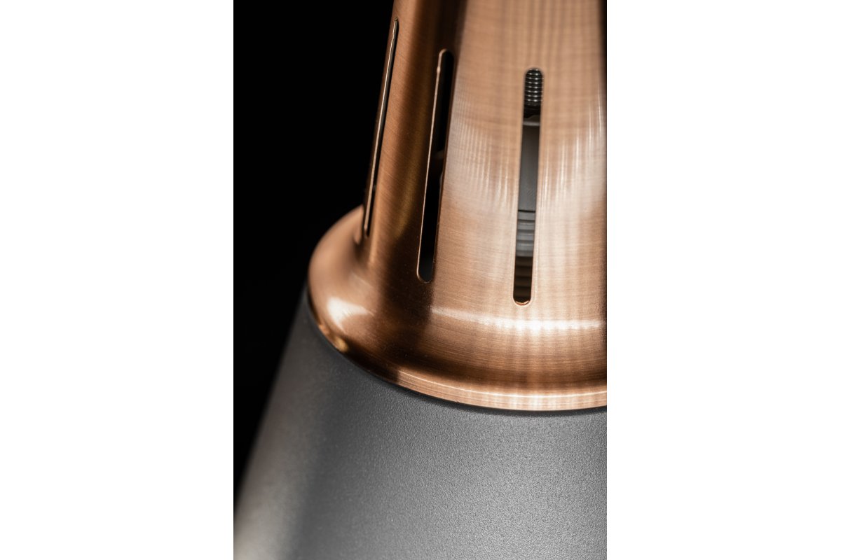 Stropna svjetiljka  GIANNI,8051,AC220-240V,50/60Hz,1*E27, max.40W,IP20, śr.22cm,pojedin.  sivo/zlatna