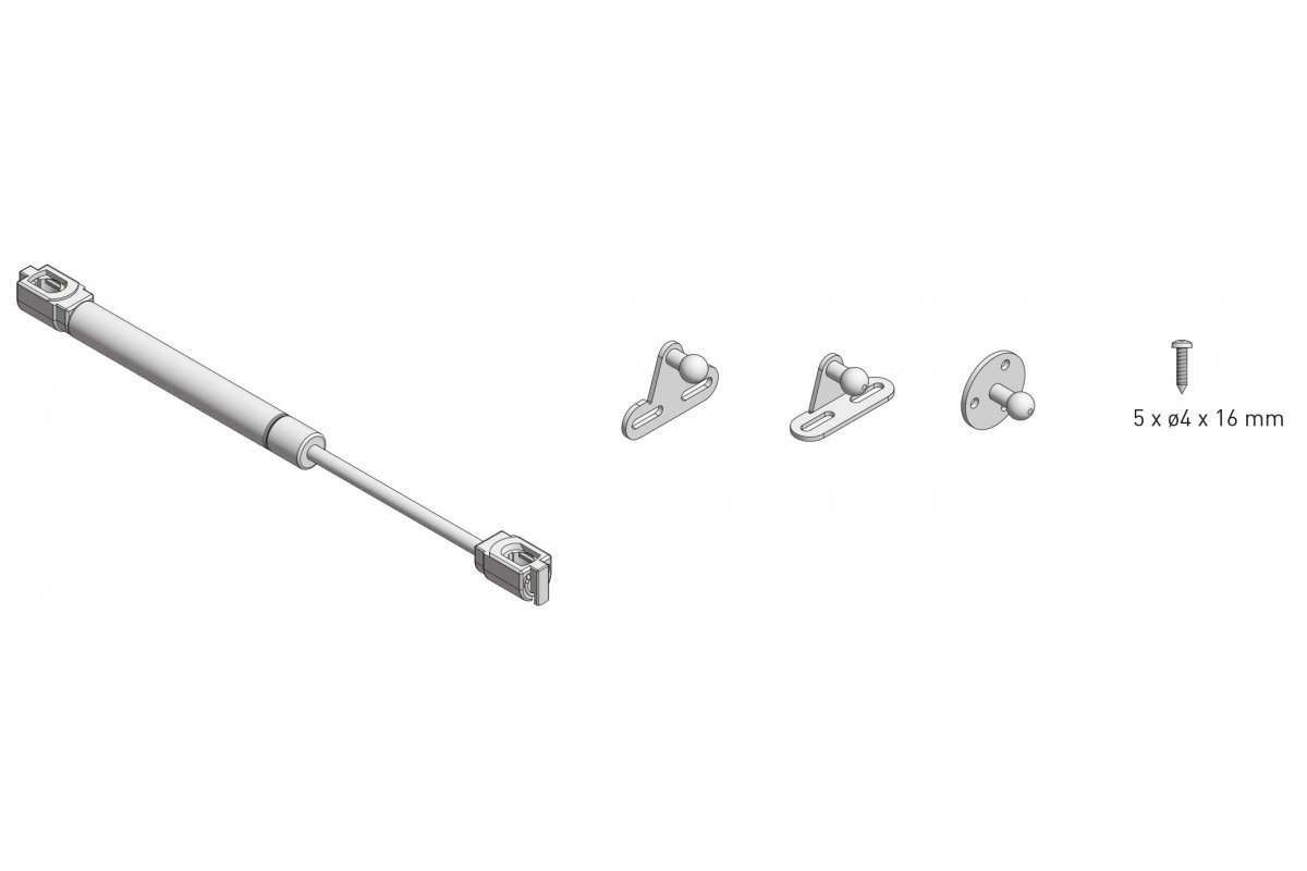 Plinski podizač   PG-01 150 N, satina