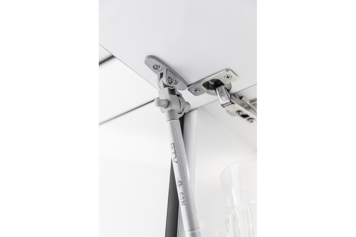 Plinski podizač s usporivačem 100N, sivi