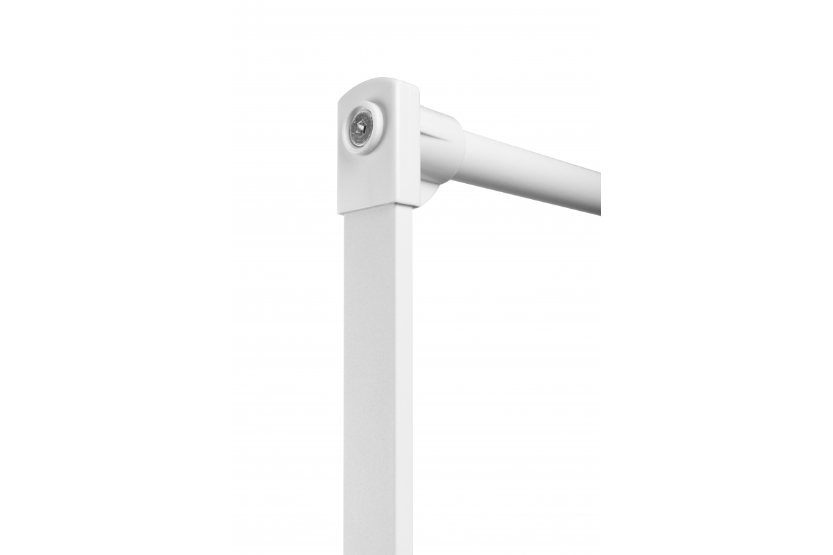 Garderobni lift 45/60, čelik- 100% bijeli