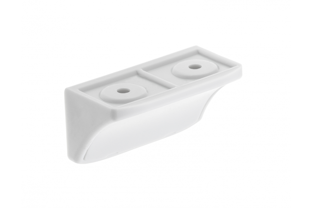 Dvostruka kutna spojnica bijela ( cijena za 1000 kom)