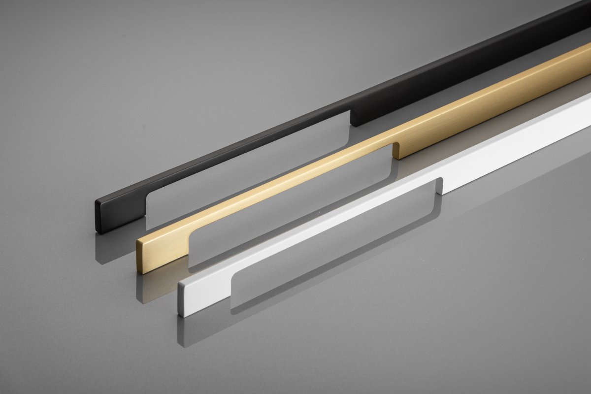 Aluminijska ručka EXTEND, L=1200 mm, brušeno svijetlo zlato