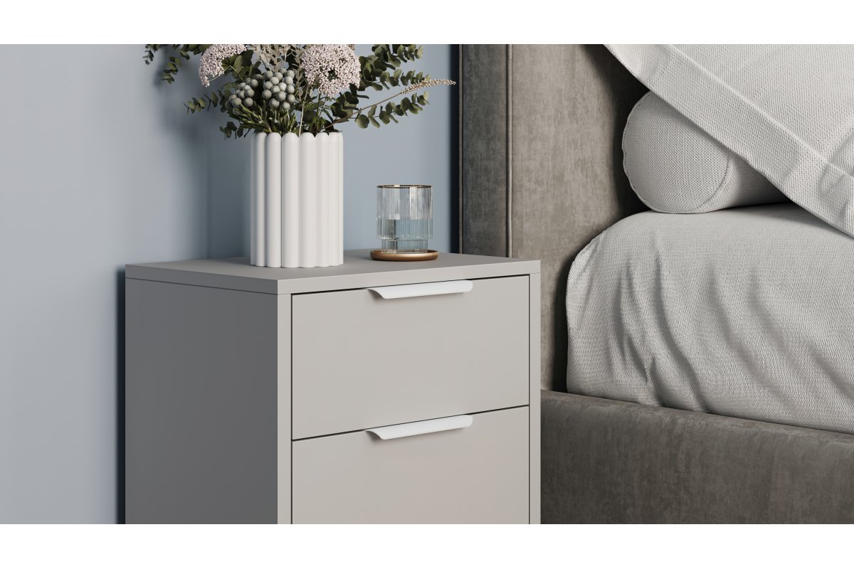 HEXA aluminijska ručka C=160 mm bijela