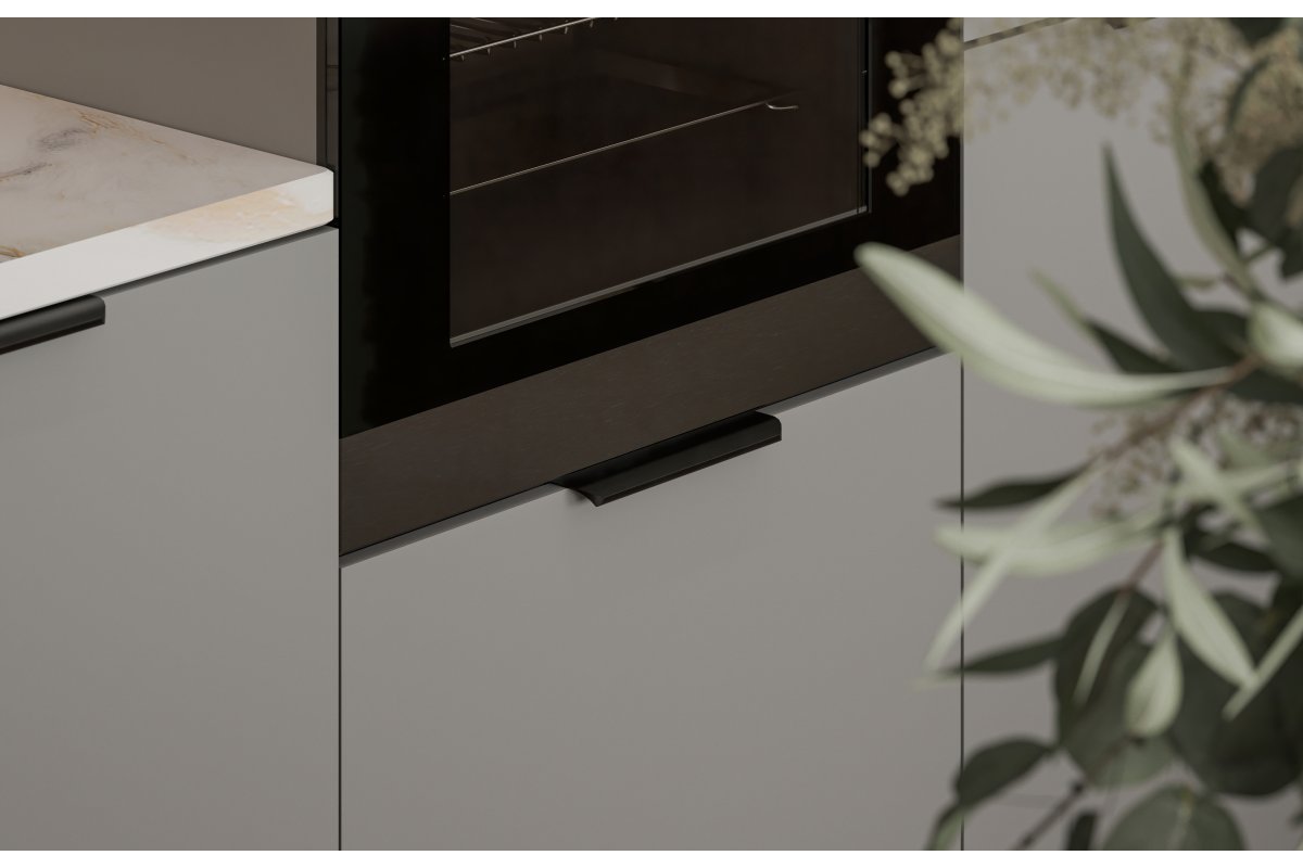 HEXA aluminijska ručka (mat crna) 160mm/190mm