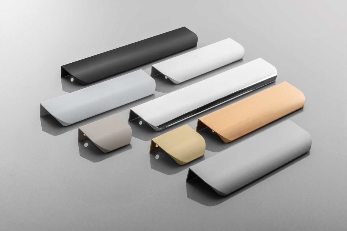 HEXA aluminijska ručka C=192 mm svijetlo brušeno zlato