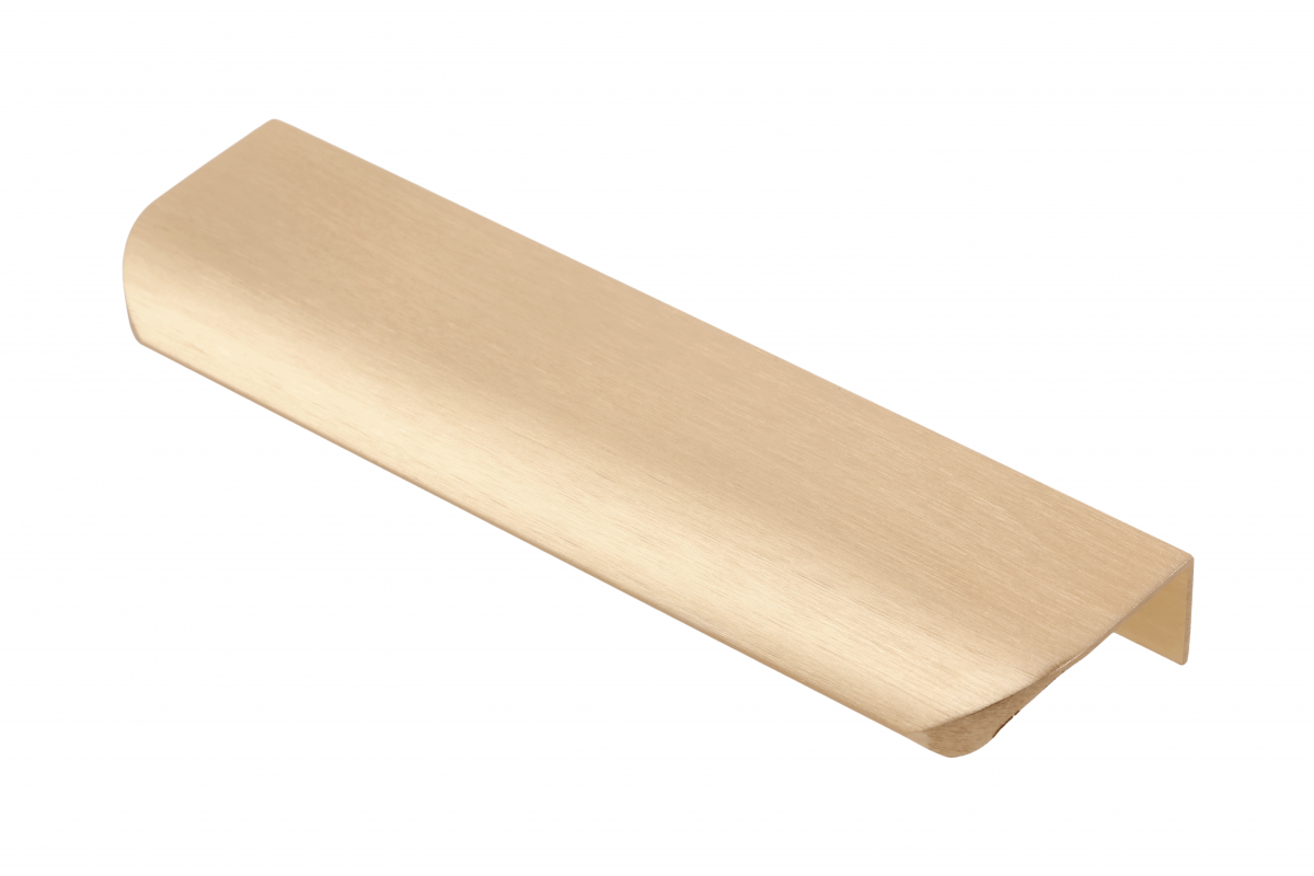 Aluminijska ručka HEXA C = 96 mm brušeno zlato