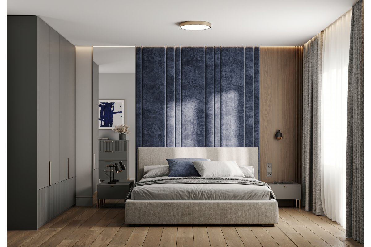 HEXA aluminijska ručka C=96 mm svijetlo brušeno zlato