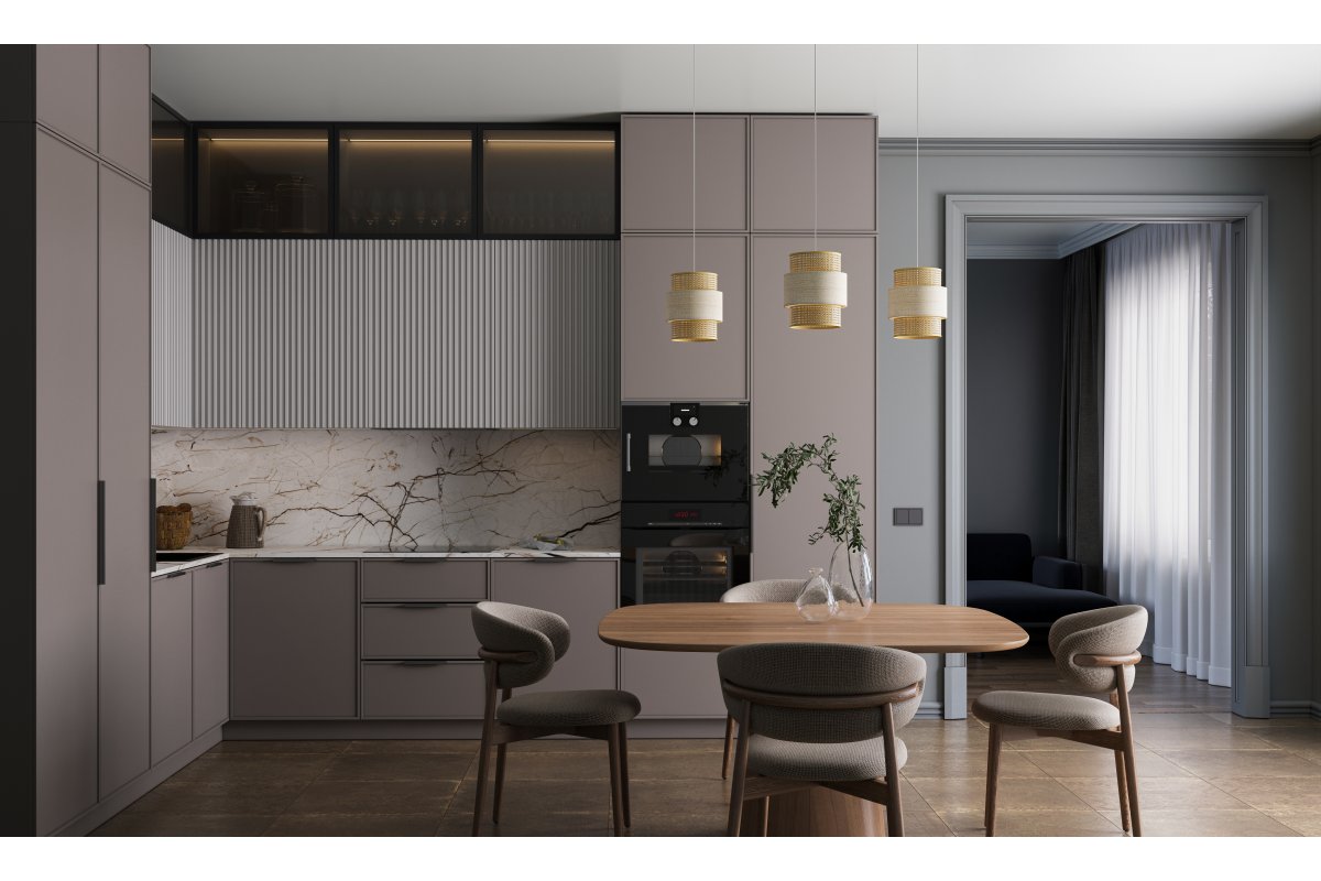 Ručka PILLAR  C=320 mm, L=360 mm, crna