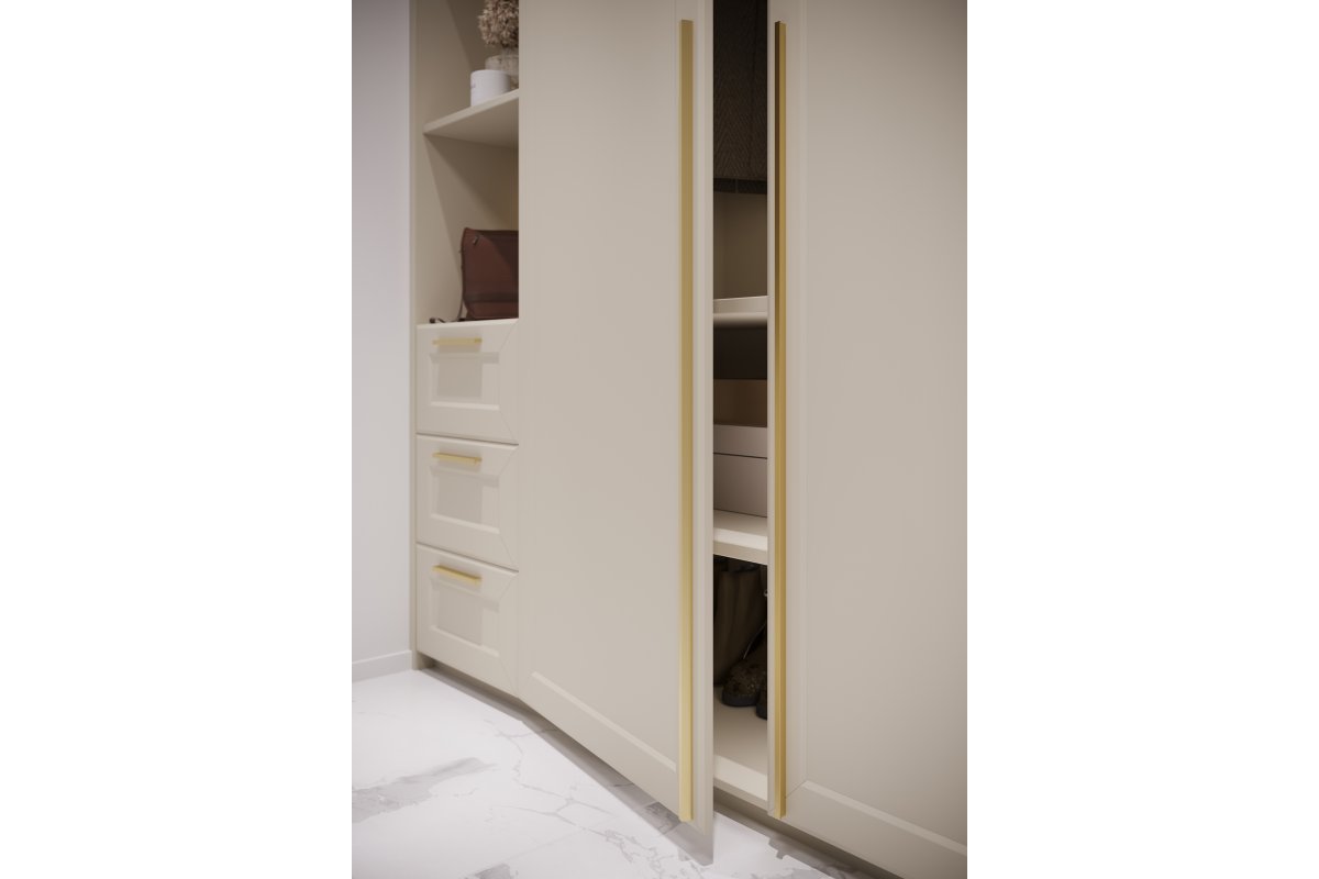 Ručka PILLAR  C=320 mm, L=360 mm, zlatna