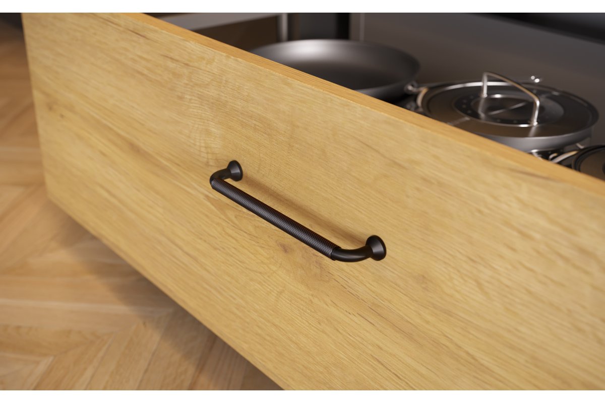 Ručkica STRUCTURE C=128 mm mat crna