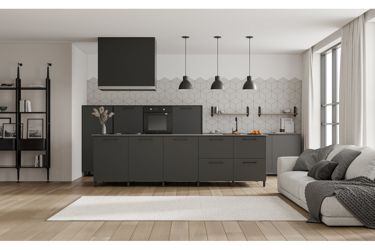 Ručka UZ 819 L-096, crna