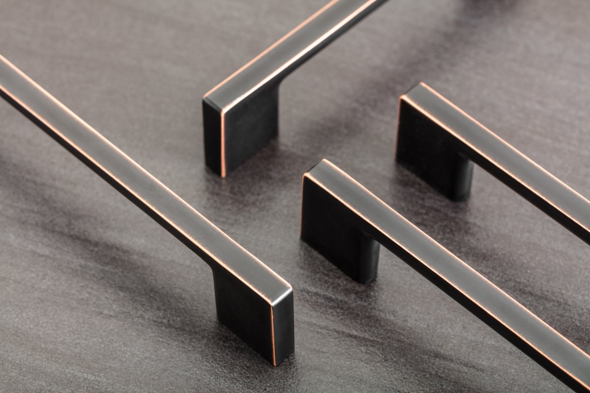 Ručka UZ 819 L-128, inox , antik bakar