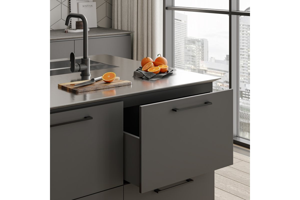 Ručka UZ 819 L-160, crna