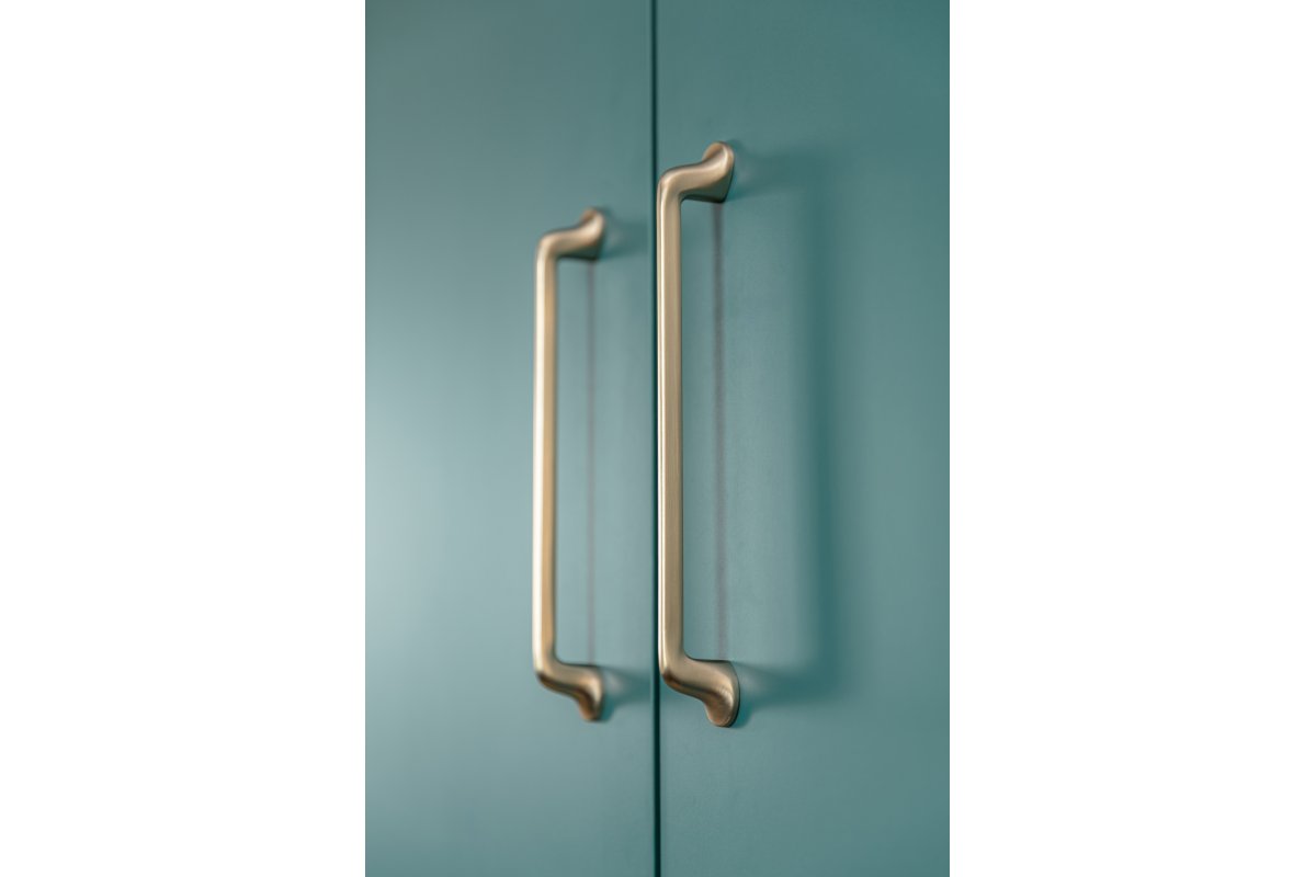 Ručkica FABRICIO C=128 mm brušeno zlato