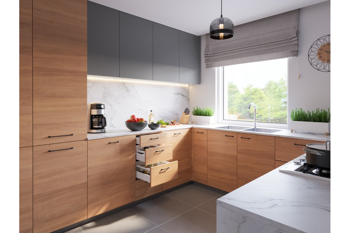 Ručkica FABRICIO C=128 mm mat crna