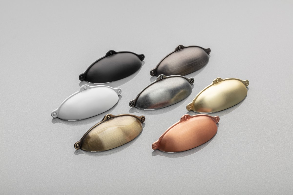 Ručkica MARSALA C=64mm, mat bijela