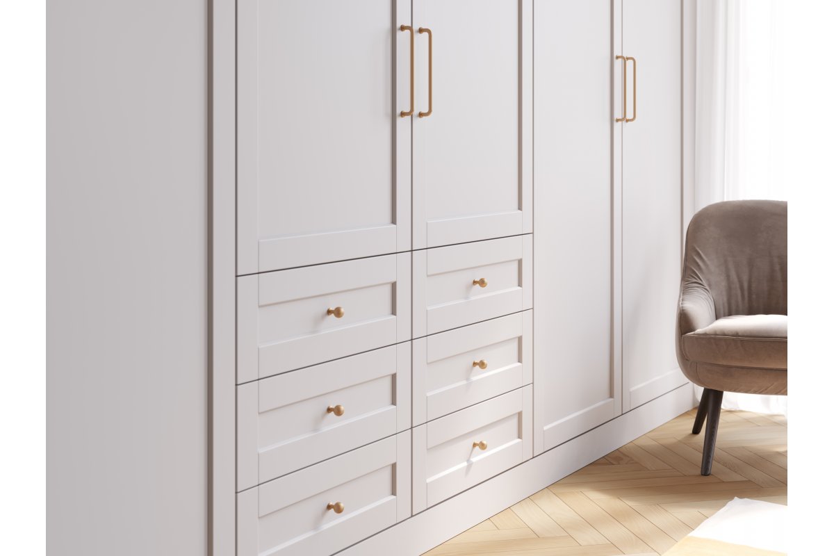 Ručkica  NORD, C=128 mm, četkano zlato