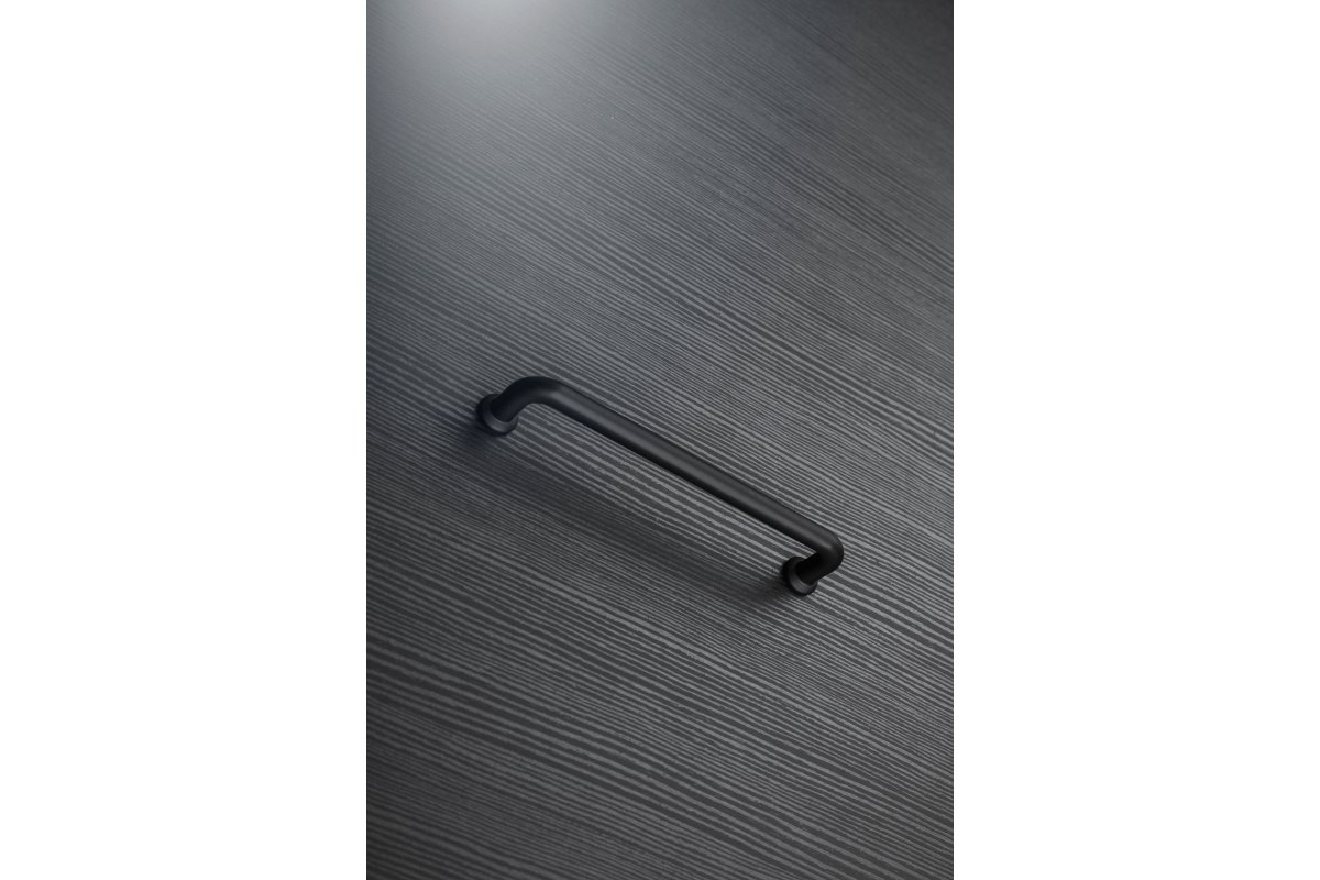 Ručkica  NORD, C=192 mm, mat crna