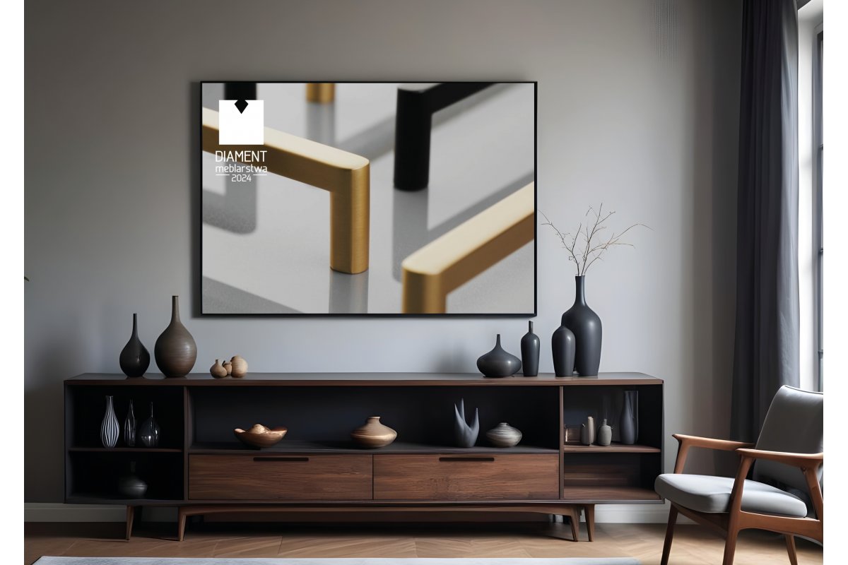 Ručkica  NYXA, C=128 mm, L=138 mm, ZnAl, crna