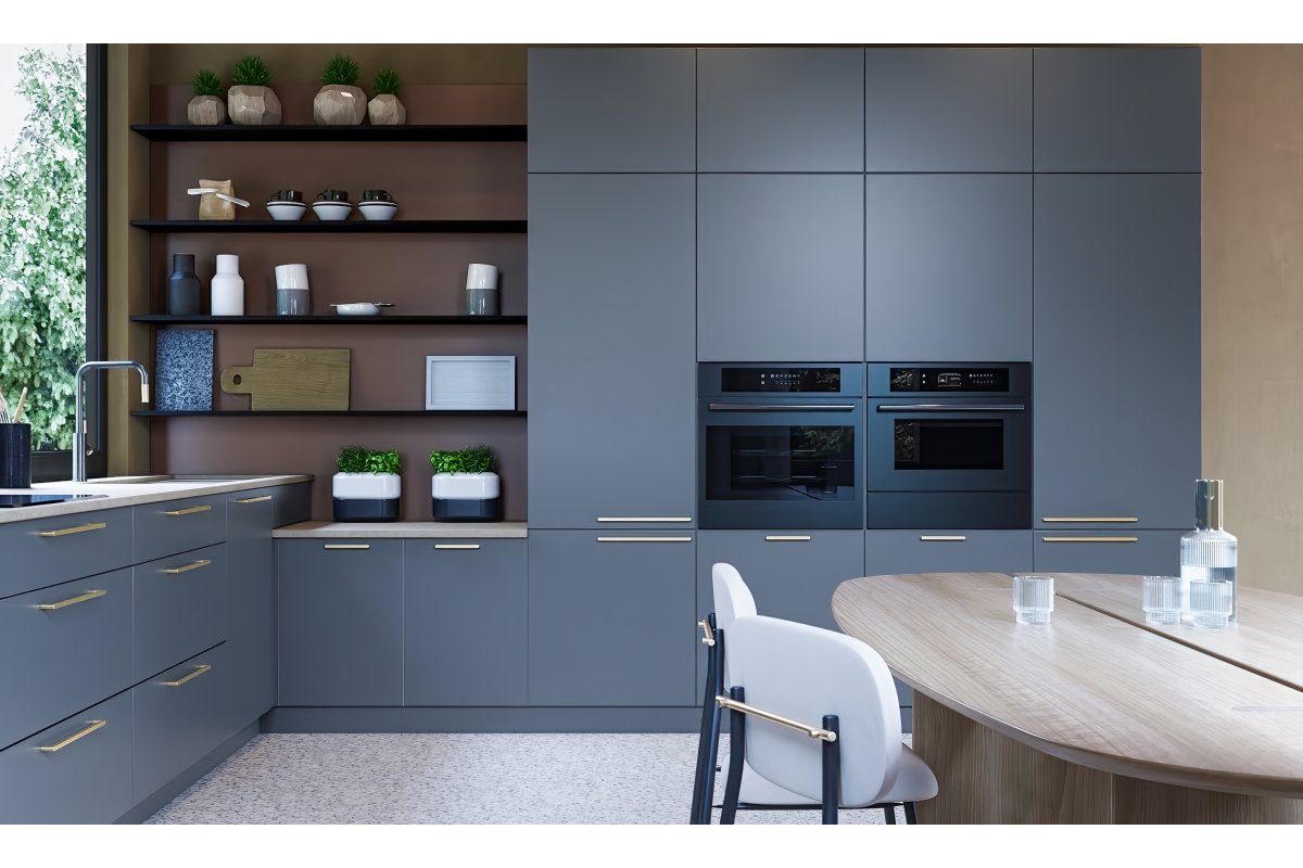 Ručkica  NYXA, C=192 mm, L=202 mm, ZnAl, četkano zlato