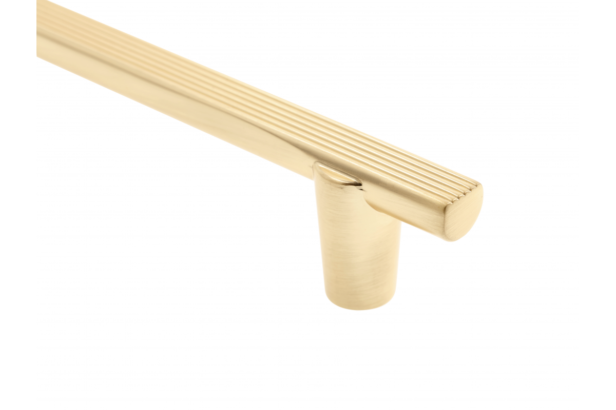 Ručkica  RAY, C=128 mm, L=168 mm, ZnAl, četkano zlato