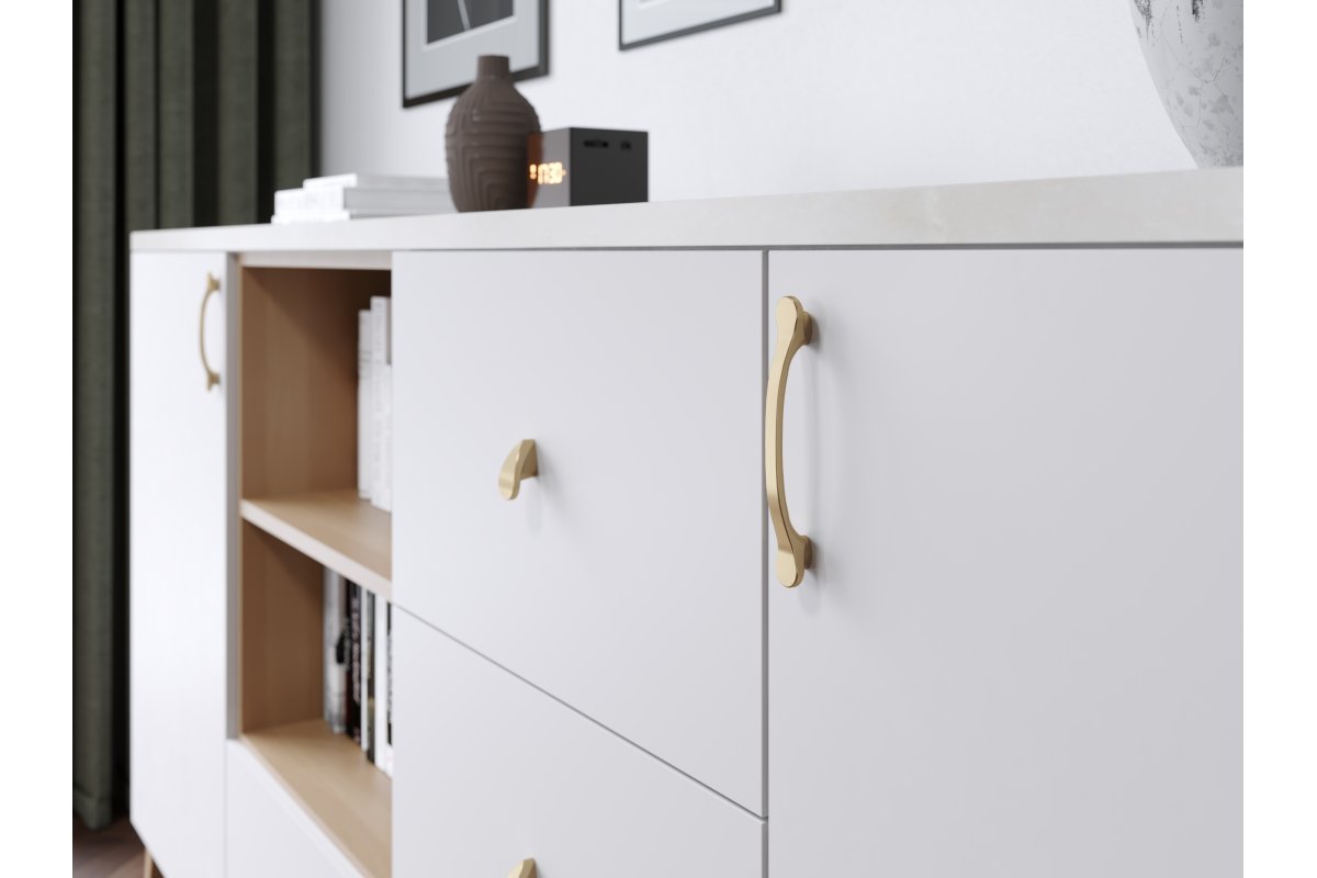 Ručkica VENICE C=128 mm šampanjac