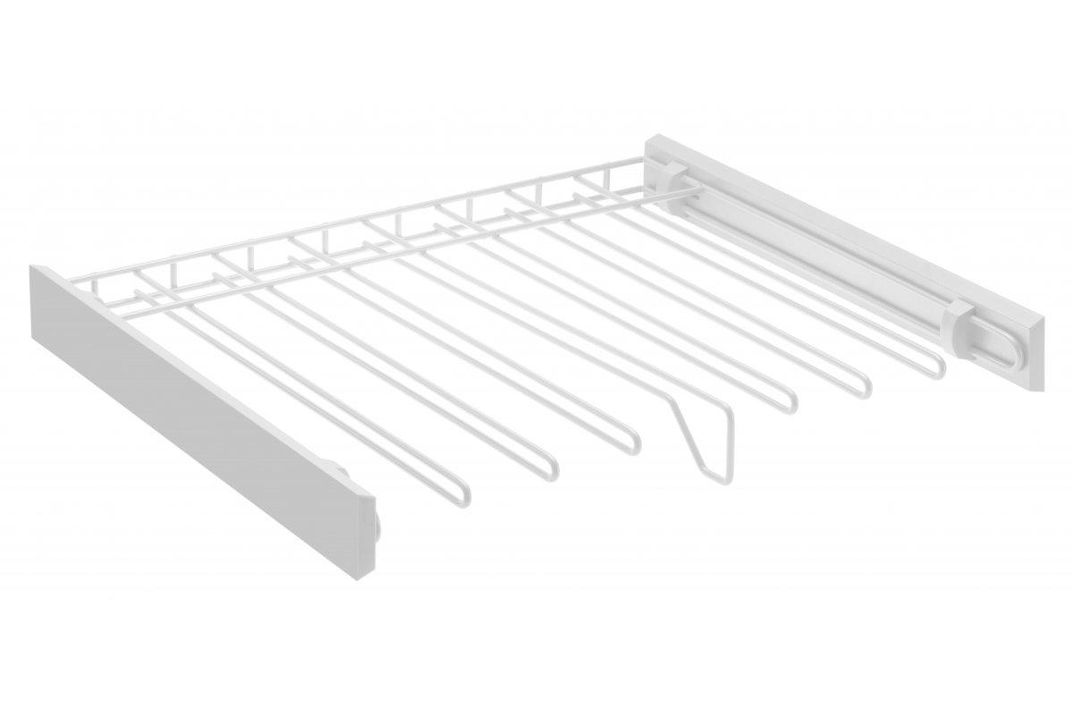 Izvlačna vješalica za hlače SMART 900mm ( bez vodilice) bijela