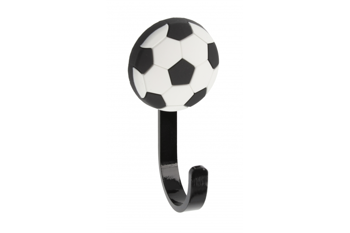 Dječja vješalica lopta, crno - bijela