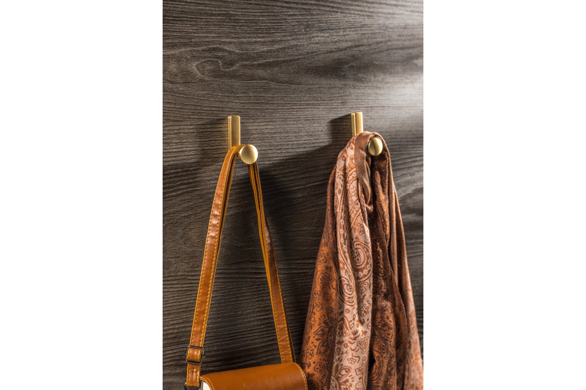 Vješalica  ARCO,  ZnAl, četkano zlato