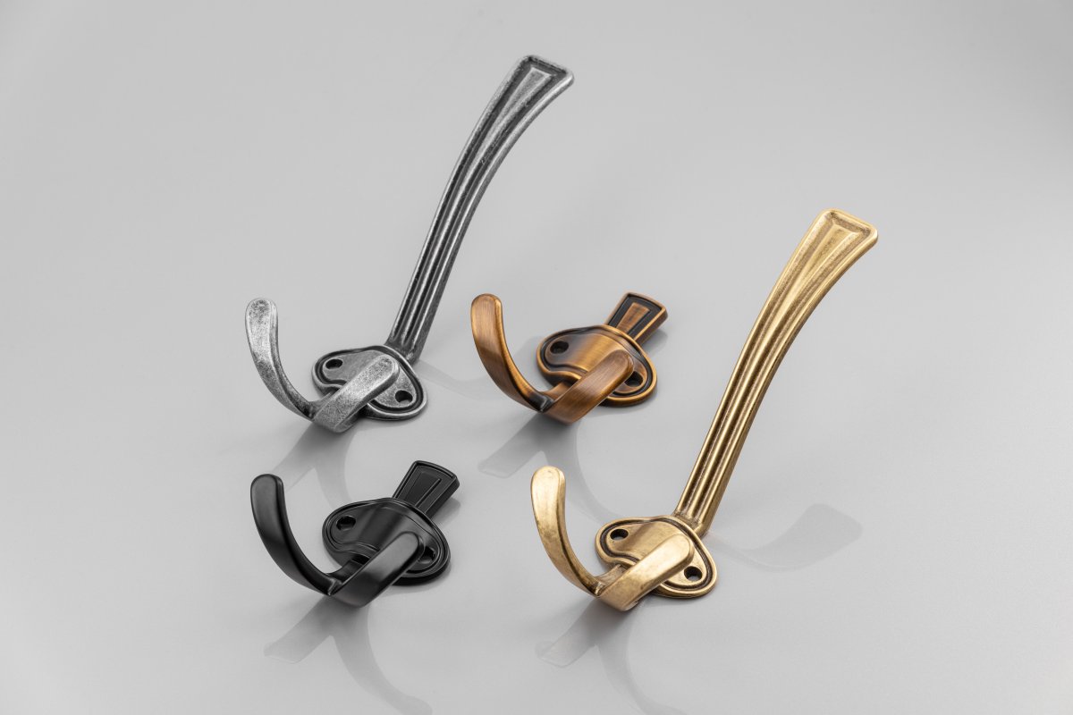 Vješalica CORUNA, velika, anticko srebro