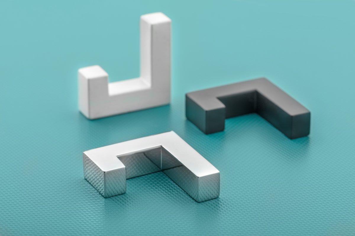 Vješalica K2201, jednostrana, crna