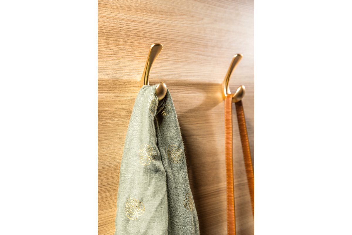 Vješalica  ORA, ZnAl, četkano zlato