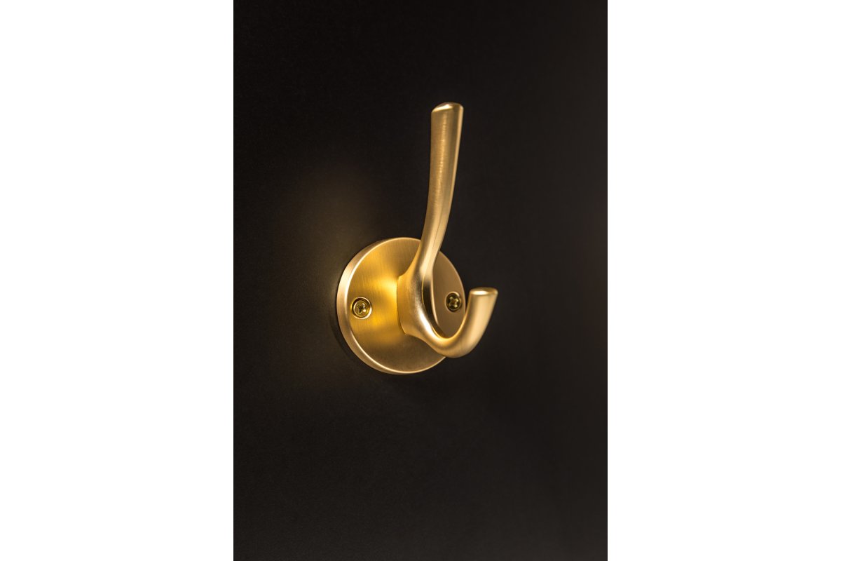 Vješalica  RHINO, ZnAl, četkano zlato