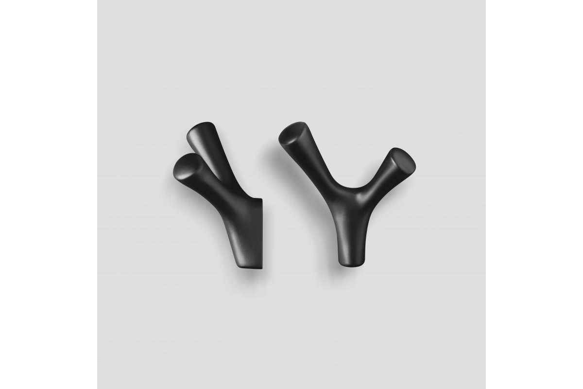 Vješalica  TORNA, ZnAl, crna